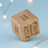Thumbnail 2 - Personalised Wooden Drinking Rules Dice