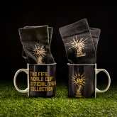 Thumbnail 1 - FIFA Mug and Socks Black and Gold