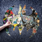Thumbnail 1 - Bat-Shaped Batman Comic Strip 750pc Jigsaw Puzzle