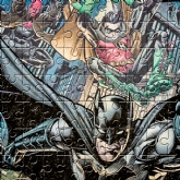 Thumbnail 2 - Bat-Shaped Batman Comic Strip 750pc Jigsaw Puzzle