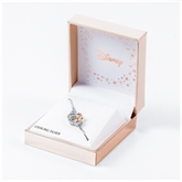 Thumbnail 5 - Sterling Silver 925 Plated Disney Minnie & Mickey Mouse Lariat Bracelet