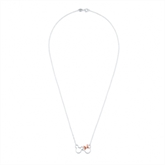 Thumbnail 4 - Sterling Silver Plated Minnie & Mickey Mouse Necklace