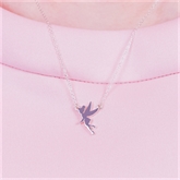 Thumbnail 2 - Sterling Silver Disney Tinkerbell Necklace