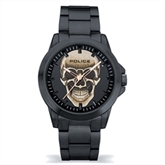 Thumbnail 1 - Police Flick Black Skull Dial Watch