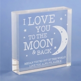Thumbnail 1 - Personalised I Love You To The Moon Keepsake