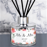 Thumbnail 1 - Personalised Floral Sentimental Reed Diffuser
