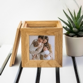 Thumbnail 2 - Personalised Photo Cube Keepsake Box | Find Me A Gift