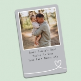 Thumbnail 2 - Personalised Romantic Metal Wallet Photo Card