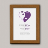 Thumbnail 3 - Personalised Yin & Yang Heart Print