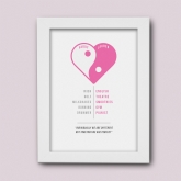 Thumbnail 4 - Personalised Yin & Yang Heart Print