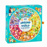 Thumbnail 1 - Around The World in 80 Drinks 1000 Piece Jigsaw Puzzle