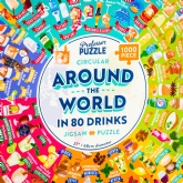 Thumbnail 2 - Around The World in 80 Drinks 1000 Piece Jigsaw Puzzle
