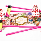 Thumbnail 2 - Queen of Hearts Flamingo Croquet Set