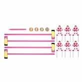 Thumbnail 6 - Queen of Hearts Flamingo Croquet Set