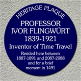 Thumbnail 8 - Personalised Spoof Blue Heritage Plaque