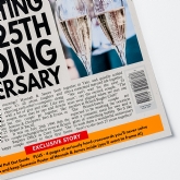 Thumbnail 3 - Personalised "Anniversary" Newspaper Front Page