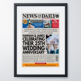 Thumbnail 5 - Personalised "Anniversary" Newspaper Front Page