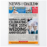 Thumbnail 4 - Personalised "Anniversary" Newspaper Front Page