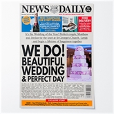 Thumbnail 4 - Personalised "Wedding" Newspaper Front Page
