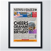 Thumbnail 1 - Personalised "Birthday" Newspaper Front Page