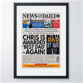 Thumbnail 1 - Personalised "Father's Day" Newspaper Front Page