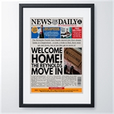Thumbnail 1 - Personalised "New Home" Newspaper Front Page