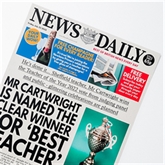 Thumbnail 2 - Personalised "Best Teacher" Newspaper Front Page