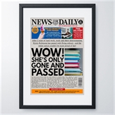 Thumbnail 1 - Personalised "Graduation" Newspaper Front Page