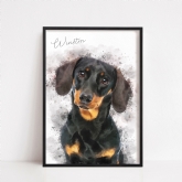 Thumbnail 1 - Personalised Watercolour Style Pet Portraits