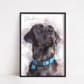 Thumbnail 4 - Personalised Watercolour Style Pet Portraits