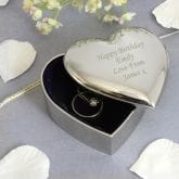 Thumbnail 1 - Personalised Heart Trinket Box