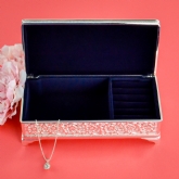 Thumbnail 3 - Antique Style Personalised Silver Plated Jewellery Box