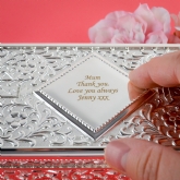 Thumbnail 4 - Antique Style Personalised Silver Plated Jewellery Box