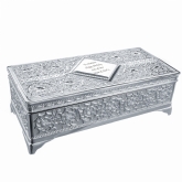 Thumbnail 6 - Antique Style Personalised Silver Plated Jewellery Box