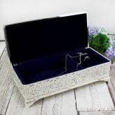 Thumbnail 2 - Antique Style Personalised Silver Plated Jewellery Box