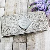 Thumbnail 8 - Antique Style Personalised Silver Plated Jewellery Box