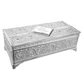 Thumbnail 5 - Antique Style Personalised Silver Plated Jewellery Box
