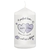 Thumbnail 2 - Personalised Wedding Candle - Perfect Love