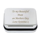 Thumbnail 3 - Personalised Box and Silver Heart Necklace