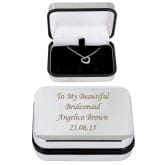 Thumbnail 9 - Personalised Box and Silver Heart Necklace