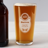 Thumbnail 1 - Birthday Personalised Pint Glass