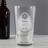 Thumbnail 7 - Birthday Personalised Pint Glass