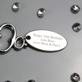 Thumbnail 2 - Personalised Silver 18th Birthday Key