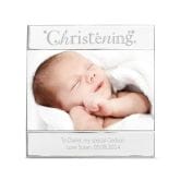 Thumbnail 3 - Personalised Silver Christening Photo Frame