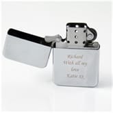 Thumbnail 3 - personalised silver lighter