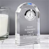 Thumbnail 1 - 50th Birthday Personalised Glass Clock