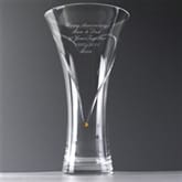 Thumbnail 3 - personalised golden anniversary heart design vase