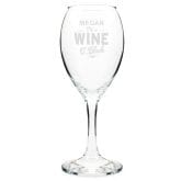 Thumbnail 2 - personalised wine oclock engraved glass