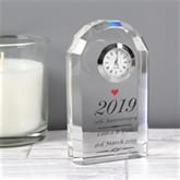Thumbnail 2 - Personalised Glass Anniversary Clock