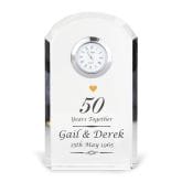 Thumbnail 2 - Personalised Golden Anniversary Clock